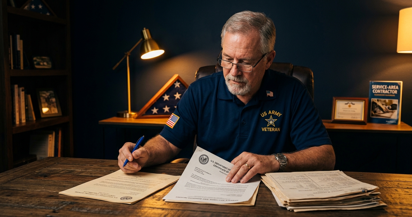 A military retirement ceremony — a soldier in dress uniform shakes hands with a commanding officer as other service members observe